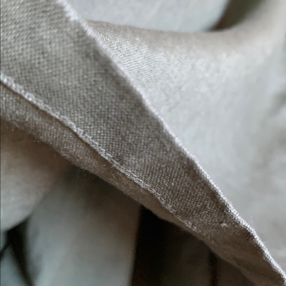 Tommy Bahama halter maxi dress linen pockets size large olive green flowy boho - Picture 14 of 16